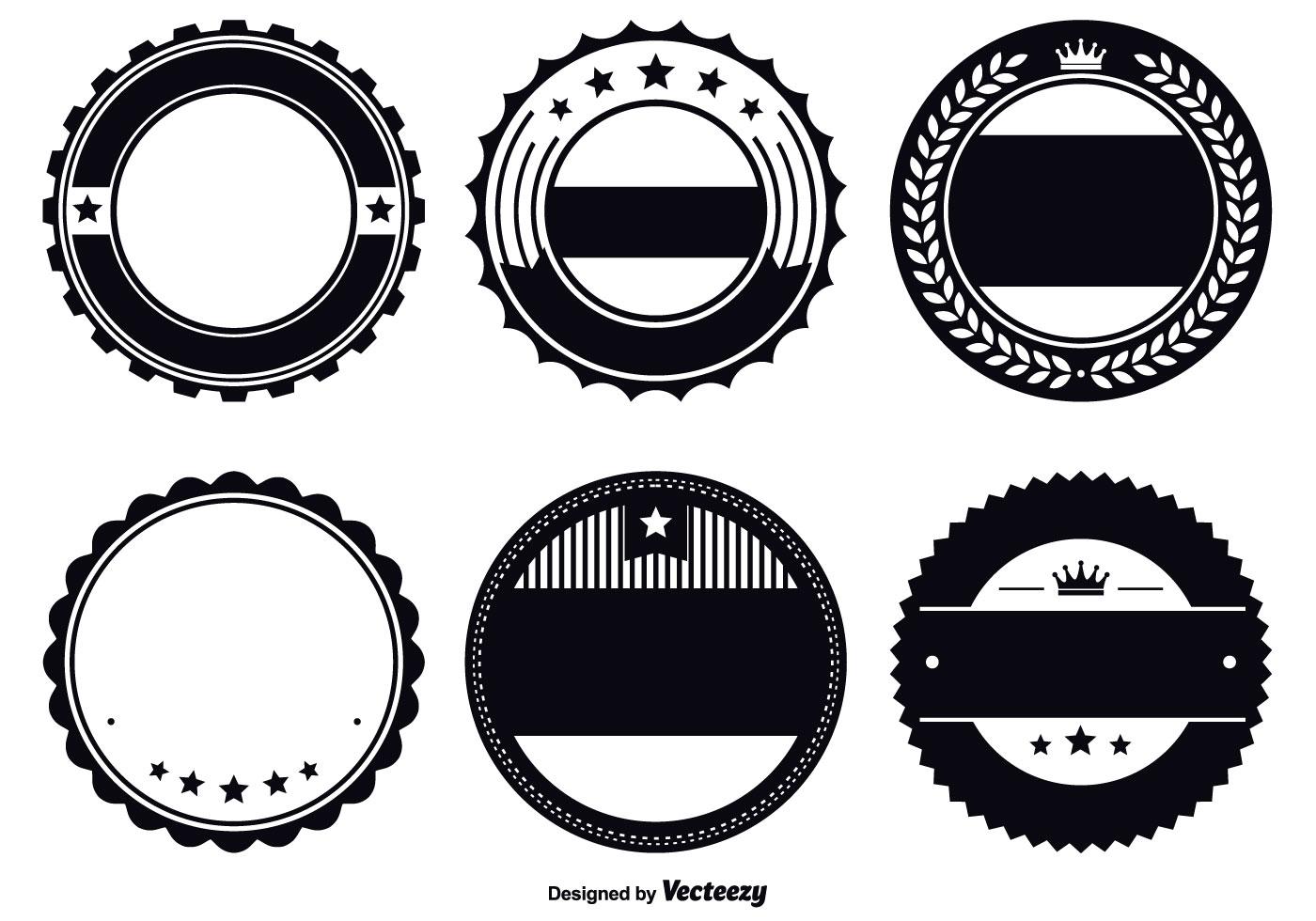Assorted Badge Template Set 99248 Vector Art At Vecteezy