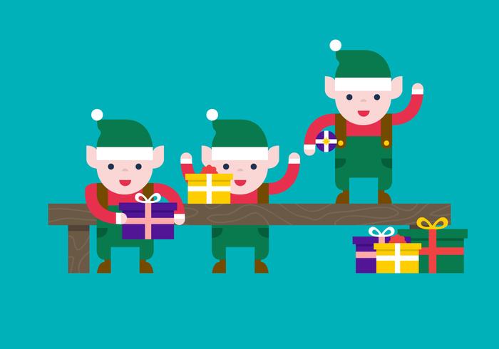 Santas Workshop Vector Santas Workshop Vector