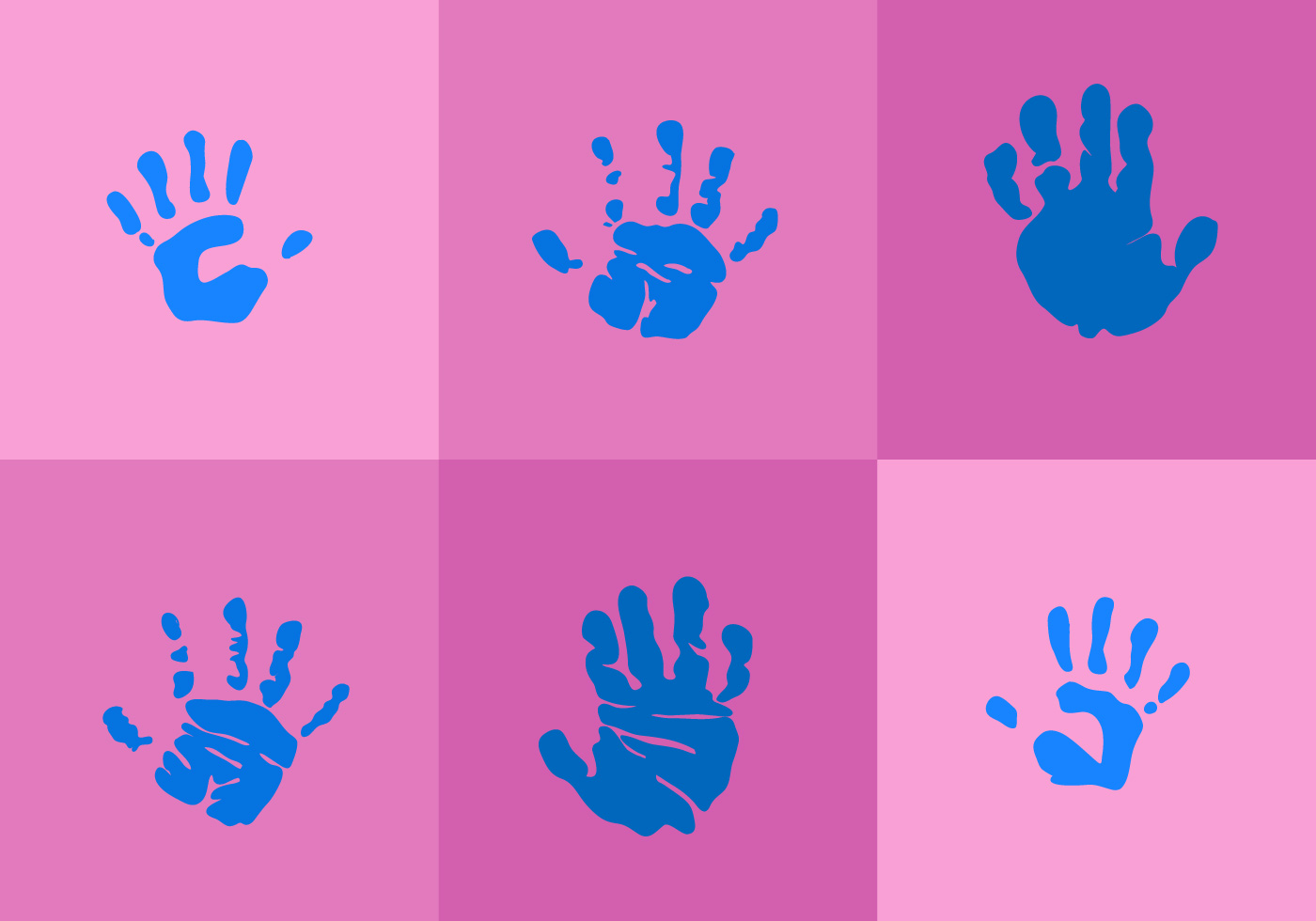 Download Baby Hand Print Vectors - Download Free Vector Art, Stock ...