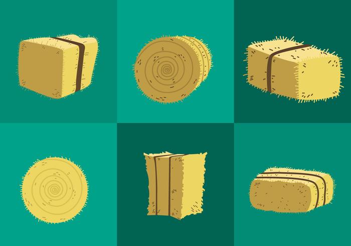 Hay Bale Vectors Hay Bale Vectors