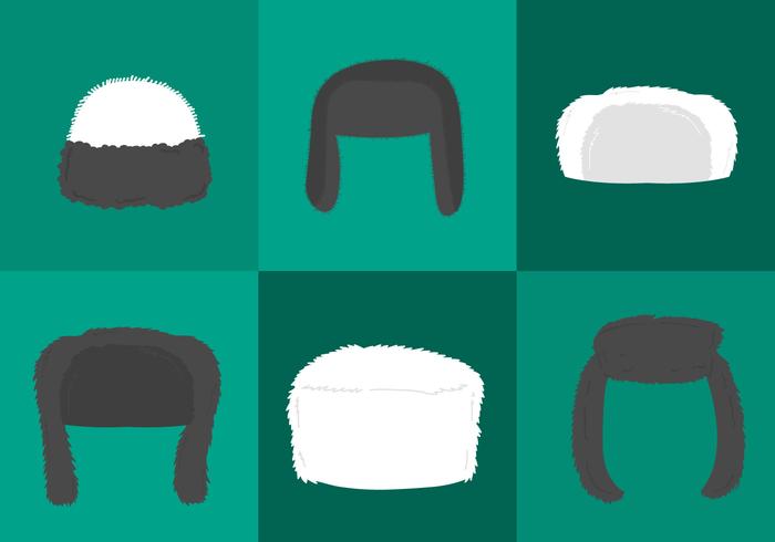Man Fur Hat Vectors Man Fur Hat Vectors