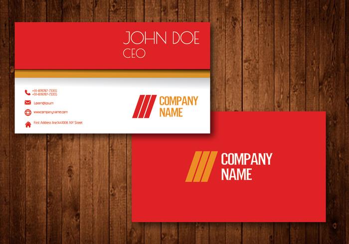 Creative Business Card vector