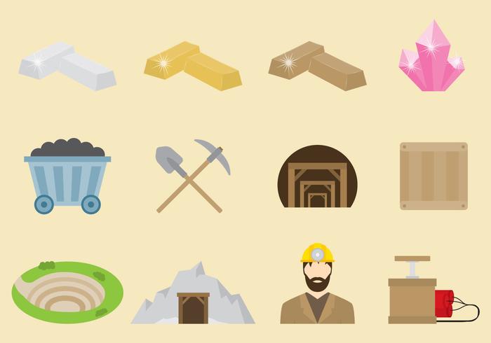 Vector Miner Icons