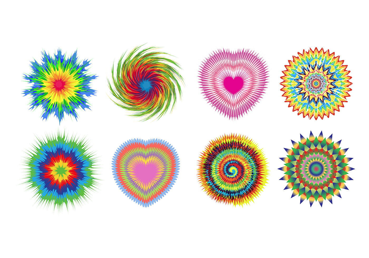 Download Free Tie Dye Vector for free.