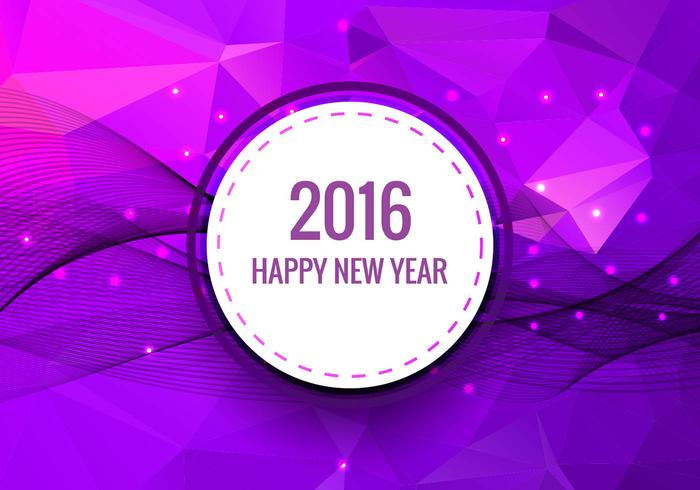 Happy new year 2016 vector