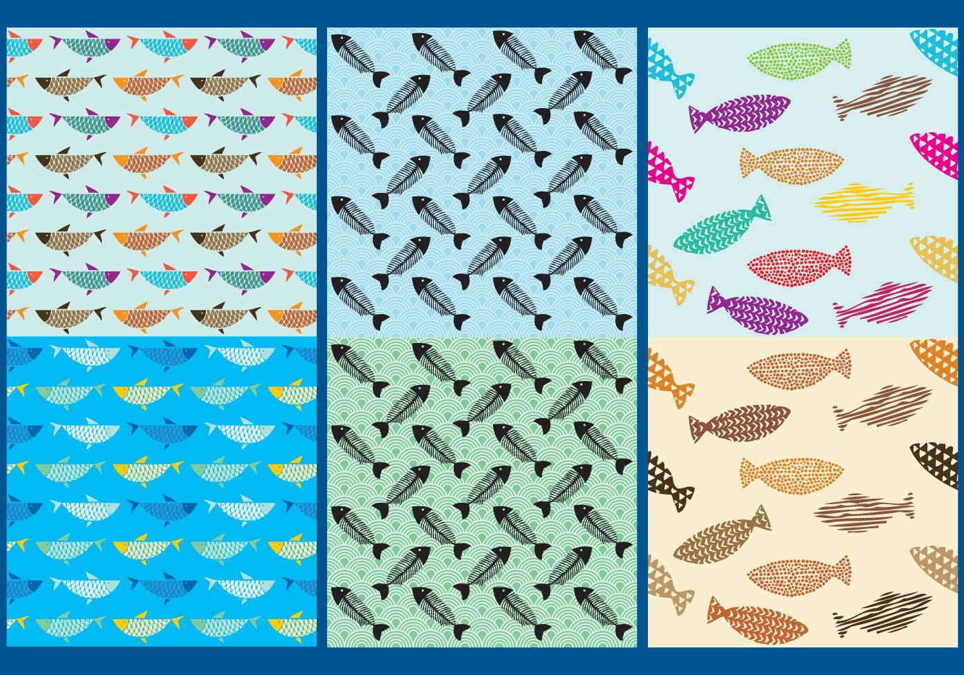 Download Fish Pattern Vectors - Download Free Vectors, Clipart ...