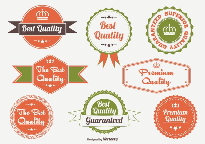Promotional Quality Badge and Label Set Promotional Quality Badge and Label Set