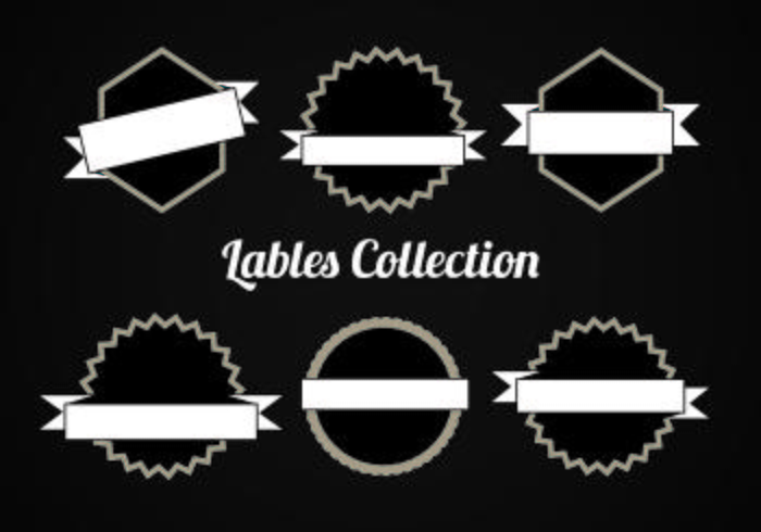 Free Vector Collection of Labels