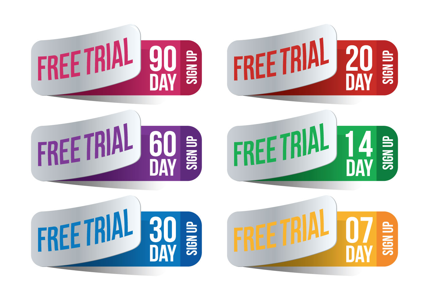 30 Day Free Trial Vector Download Free Vector Art, Stock Graphics