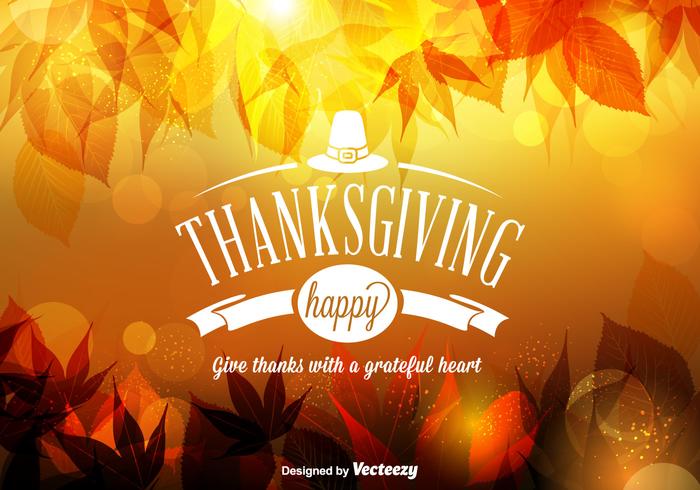 Vector Happy Thanksgiving Background