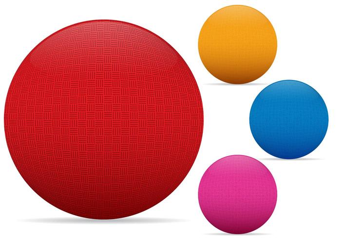 Dodgeballs vector