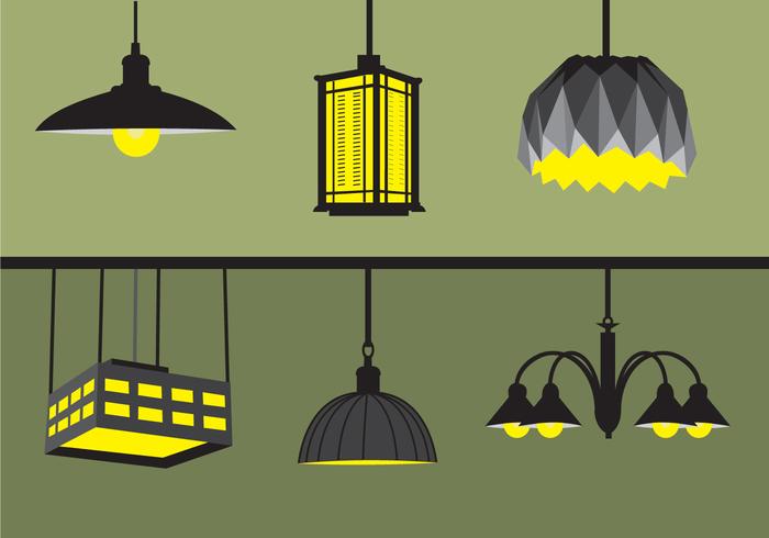 Hanging Lights vector