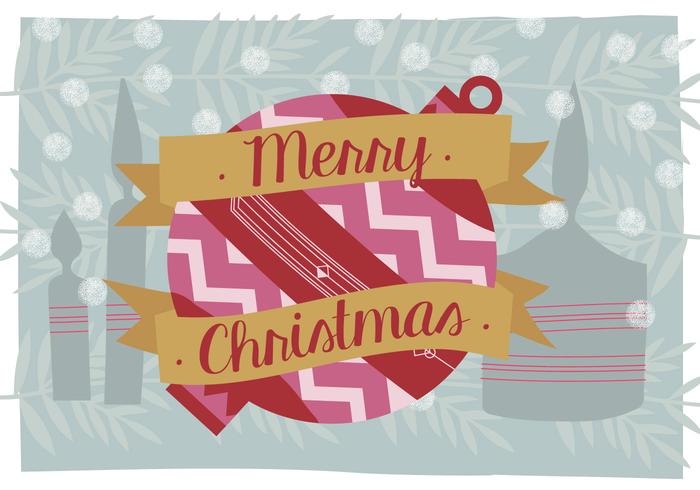 Merry Christmas Vector Background