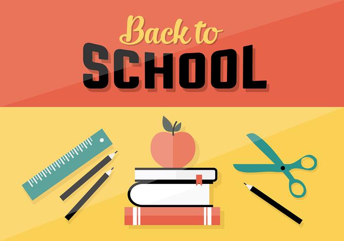 Back To School Vector Background