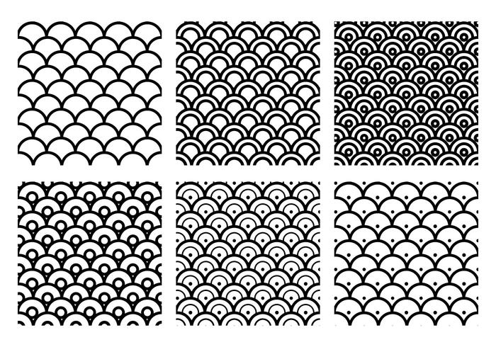Fish Scale Pattern Vector Art, Icons, and Graphics for Free Download