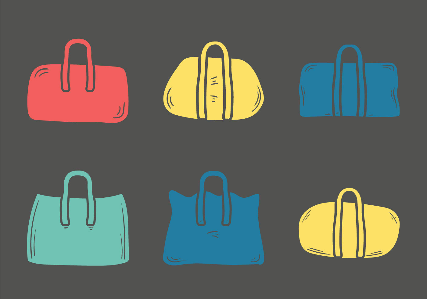 Free Duffle Bag Vector Illustration 99661 Vector Art at Vecteezy