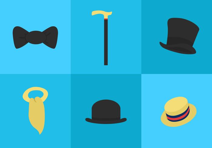 1930s Fashion Accessory Vectors 1930s Fashion Accessory Vectors