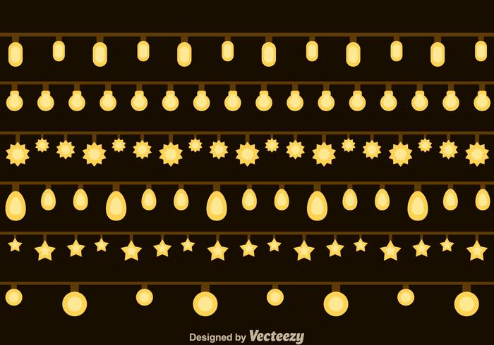 String Lights Lamps vector