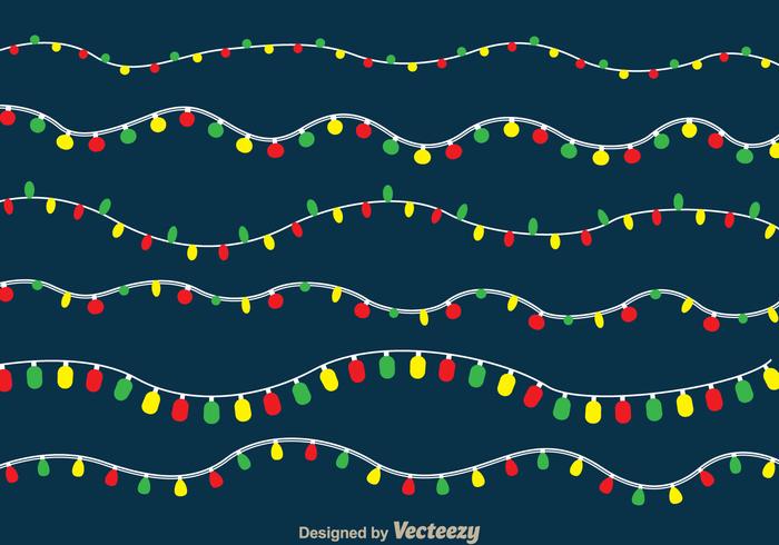 Luces de Navidad vector