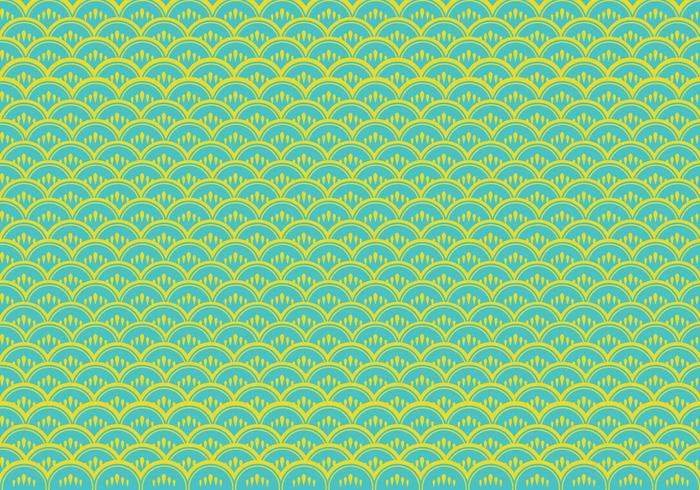 Fish Scale Pattern Vector
