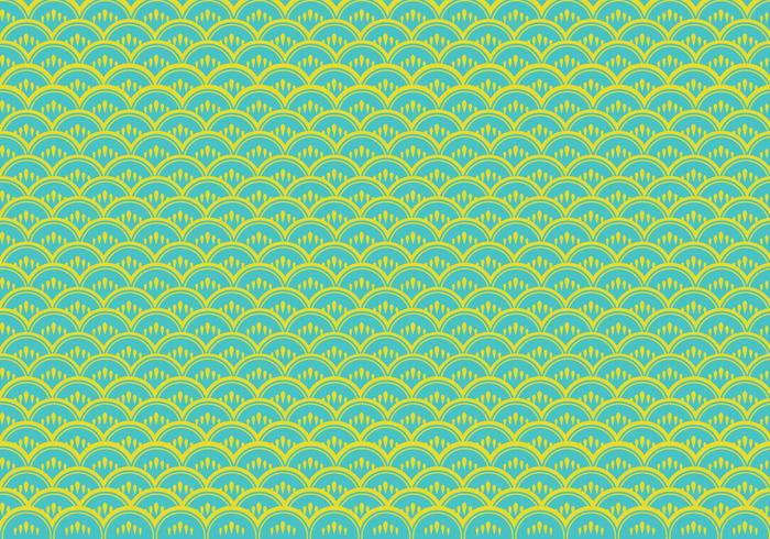 Fish Scale Pattern Vector