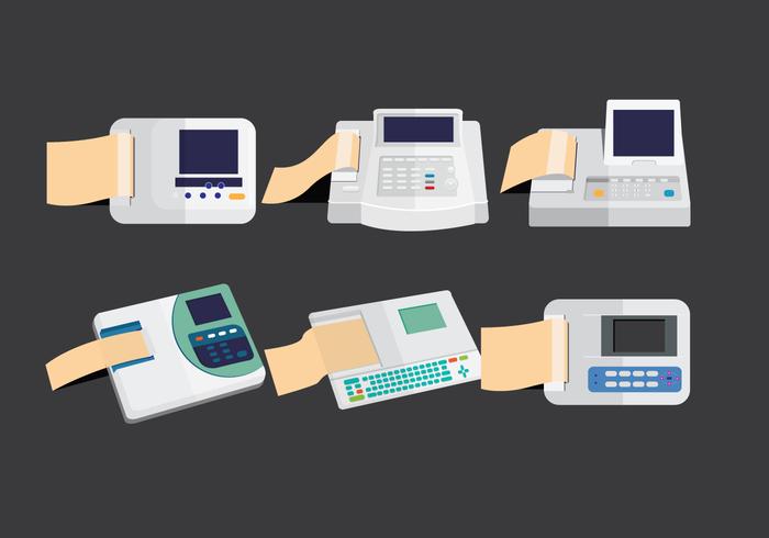 Ekg Machine Vectors