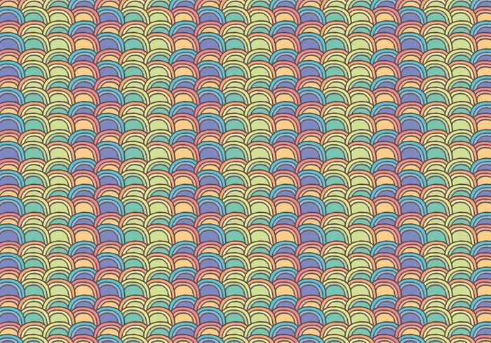 Free Fish Scale Pattern Vector Background