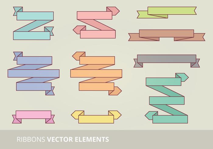 Vector Ribbon Set