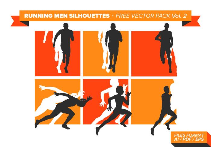 Running Men Silhouettes Free Vector Pack Vol. 2 Running Men Silhouettes Free Vector Pack Vol. 2