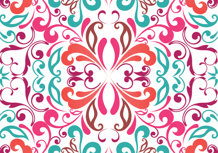 Verano sin fisuras de fondo floral vector