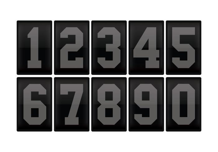 Number counter 2 vector