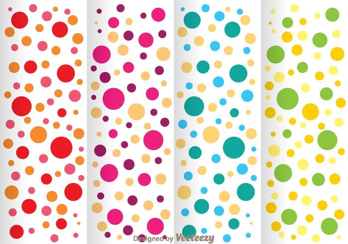 Colorful Polka Dot Pattern vector