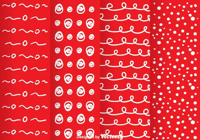 Red Dot Pattern vector