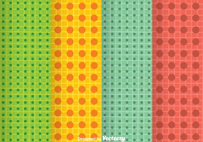 Bright Colors Dot Pattern vector