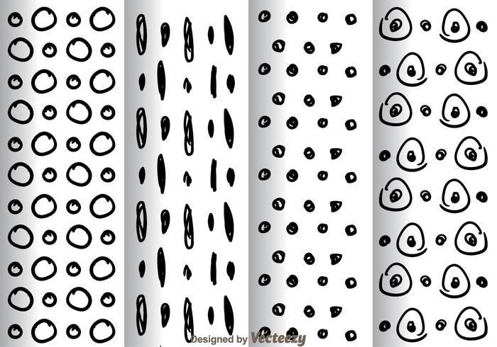 Doodle Dot Pattern vector