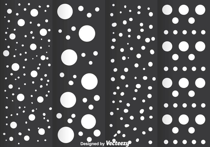 Black And White Polka Dot Pattern vector