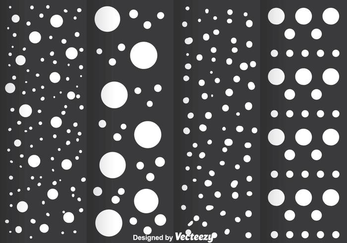 Black And White Polka Dot Pattern vector