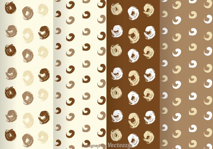 Brown Dot Pattern vector