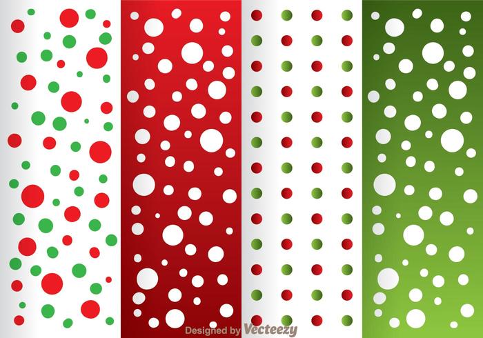 Red And Green Dot Pattern vector