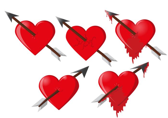 Iconos Del Amor vector