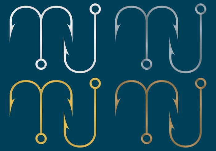 Fish Hook Vectors