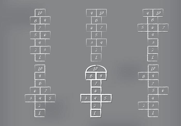 Hopscotch Vector