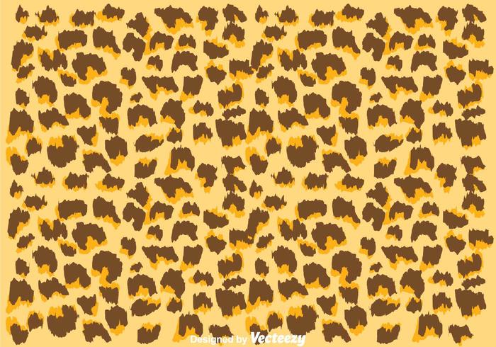 Natural Color Leopard Pattern vector