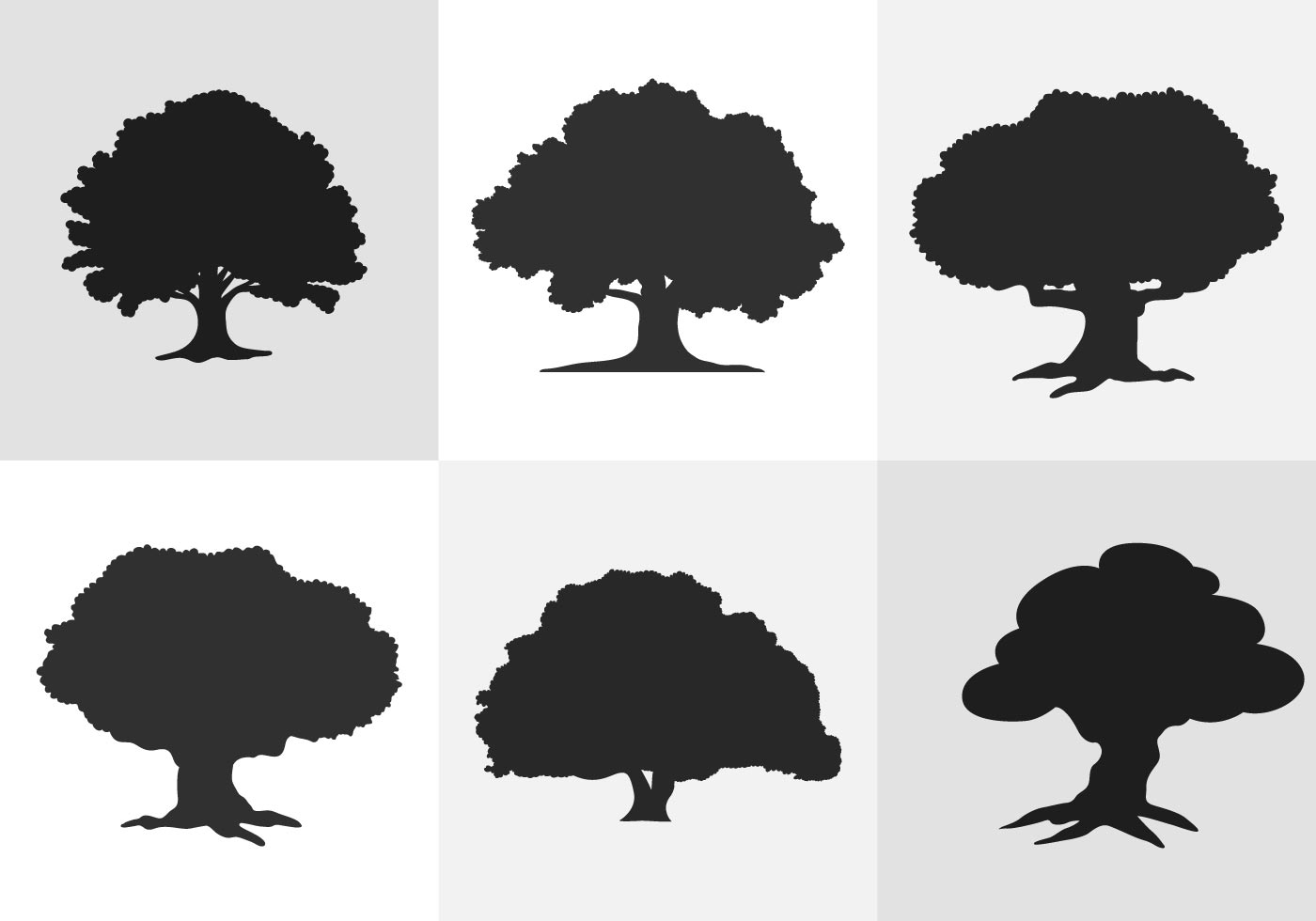 Simple Tree Silhouette SVG