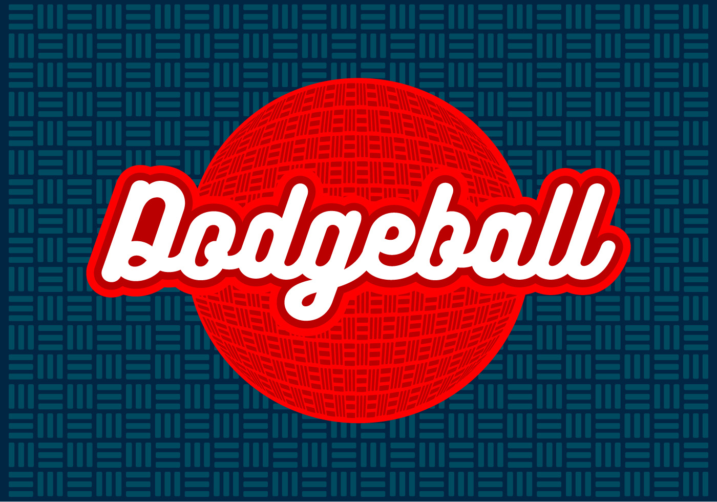 Dodgeball Free Vector Design 