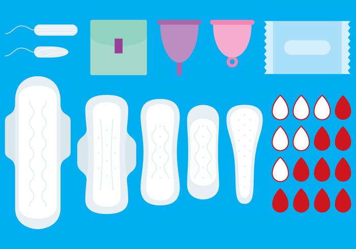 Feminine Hygiene Vectors Feminine Hygiene Vectors