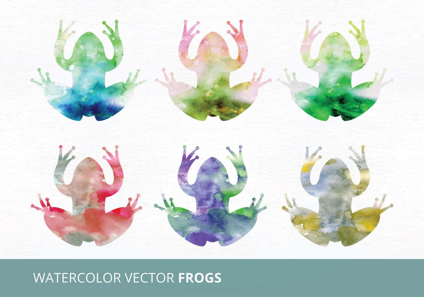 Download Watercolor Vector Frogs - Download Free Vector Art, Stock ...