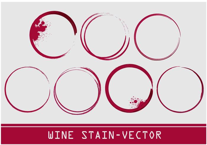 Wine Stain Vector