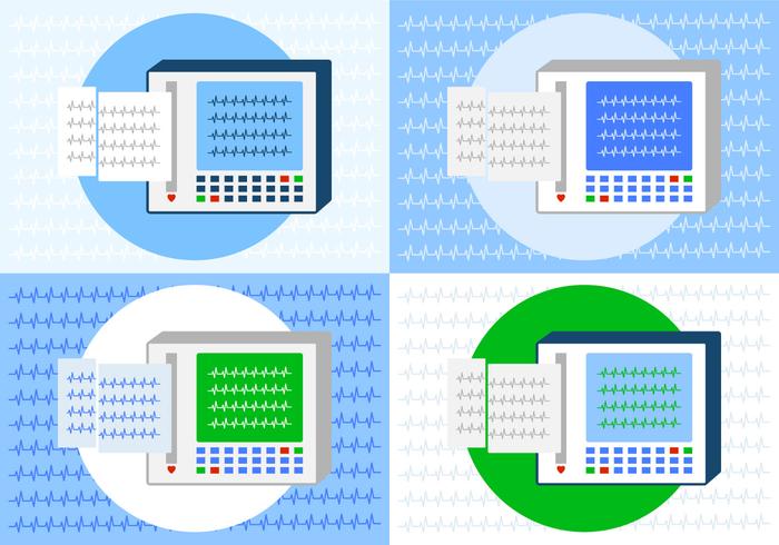 Ekg Machine Free Vectors