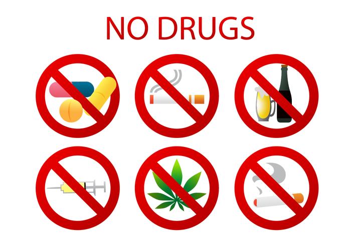 No Drugs Vectors